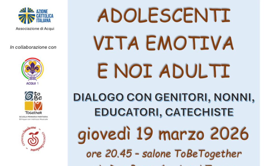 “ADOLESCENTI VITA EMOTIVA E NOI ADULTI”
